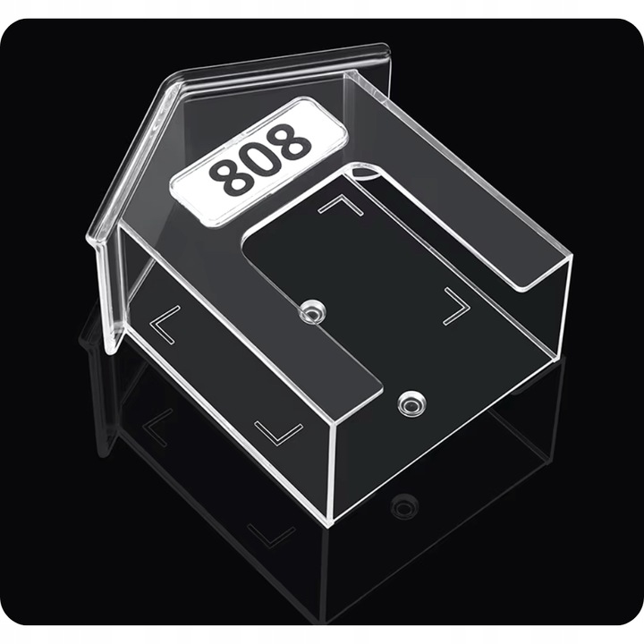 DASZEK OCHRONNY DO DZWONKA BEZPRZEWODOWEGO OSŁONA PRZYCISKU PRZEŹROCZYSTA