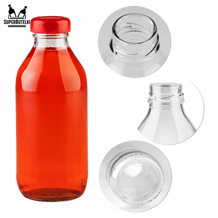 10x butelki Kubuś 330ml butelka sok soki soczki kompot + ZAKRĘTKI +