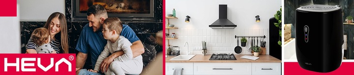 Osuszacz powietrza pochłaniacz wilgoci HEVA DUX wydajny 0,8l do domu