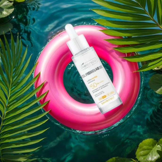 BIELENDA SUPREMELAB EMULSJA OPALANIA OCHRONNA SPF50 PA ++++ UVA UVB IR HEV