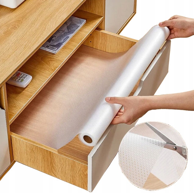 Mata antypoślizgowa do szuflad szafek DUŻA rolka 50x300cm