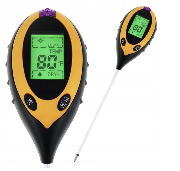 KWASOMIERZ GLEBOWY MIERNIK TESTER PH ZIEMII 4w1