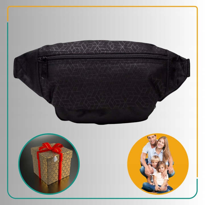 Saszetka Męska Do Pracy Pojemna Wytrzymała CATERPILLAR Czarna 2 L