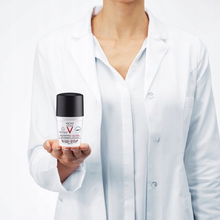 Vichy Antyperspirant Homme Anti-Traces Protection Przeciw Śladom 48H 50ml