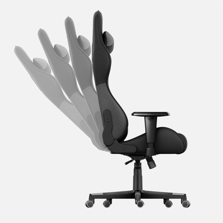 Fotel Gamingowy Obrotowy Gracza HUZARO Force 6.2 Grey Mesh