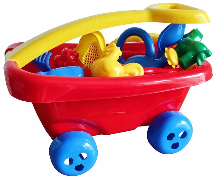 WÓZEK WÓZECZEK TACZKA + FOREMKI DLA MALUSZKA PL DZ