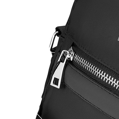 Saszetka męska na ramię mała torba sportowa do pracy czarna lekka