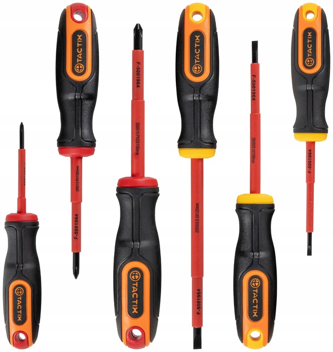 Wkrętaki izolowane śrubokręty VDE GS 1000V 6 szt. IEC 60900:2004