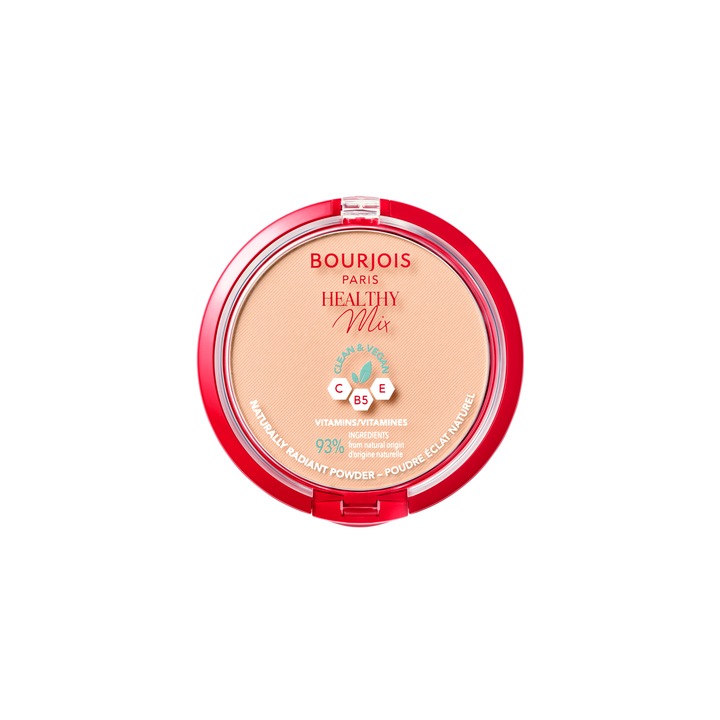 Puder do twarzy Bourjois de Riz Java 02 Vanilla mineralny 10 g