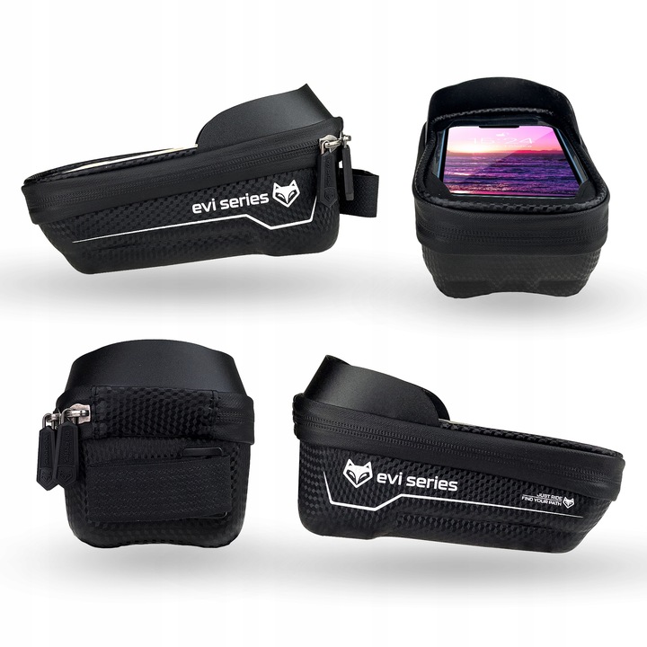 SAKWA ROWEROWA uchwyt na telefon, torba rowerowa WODOODPORNA PREMIUM M