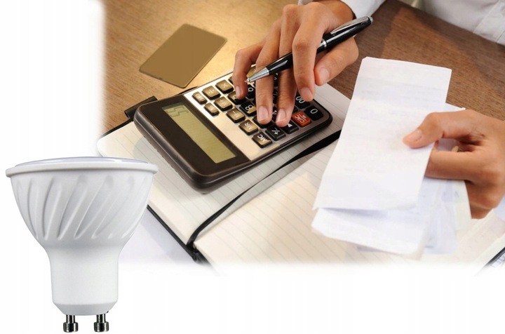 10x Żarówka LED GU10 8W 860lm 120° Wydajna Halogenowa PREMIUM CCD na lata