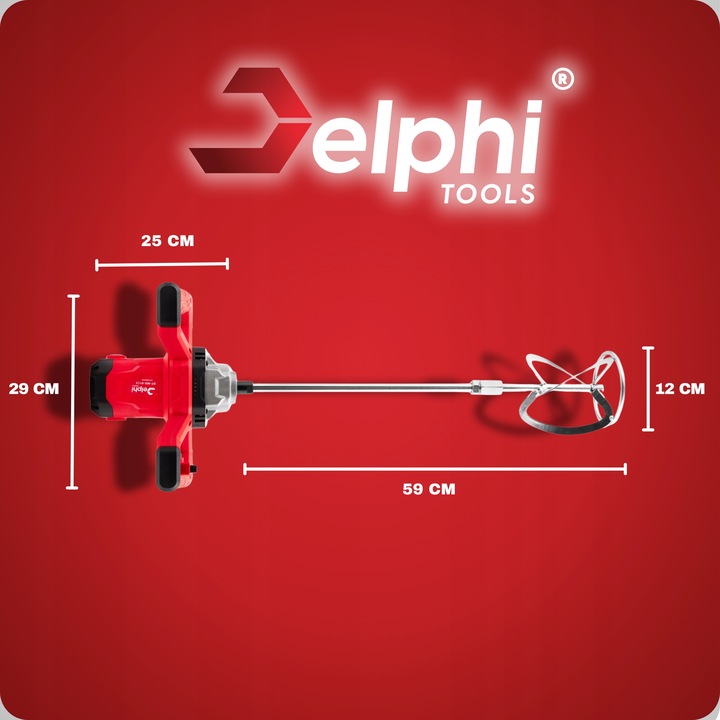 MIESZADŁO DO KLEJU BETONU ZAPRAW FARB ELEKTRYCZNE 2x MIESZALNIK