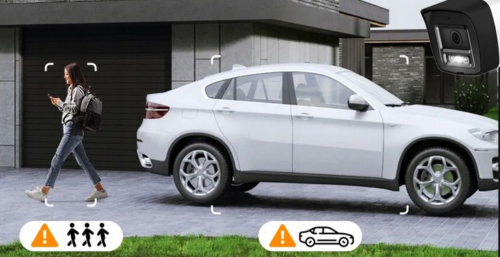 Zestaw Monitoringu IP 8Mpx UltraHD 5 Kamer IPC-B180HA-LUF/SL PoE Dysk 2TB