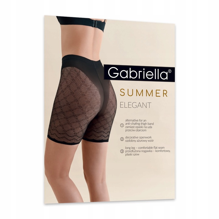 GABRIELLA ELEGANT szorty przeciw otarciom ud - L/4