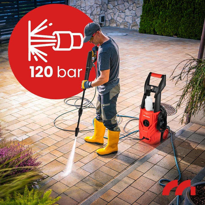 MYJKA CIŚNIENIOWA MalTec KOMPAKTOWA SAMOSSĄCA ALUMINIOWA POMPA MOCNA