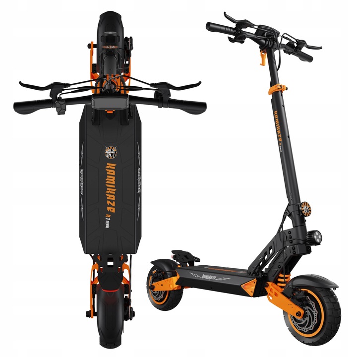 Składany pojazd elektryczny Kamikaze K1 Max tarczowe hamulce 52V 20Ah