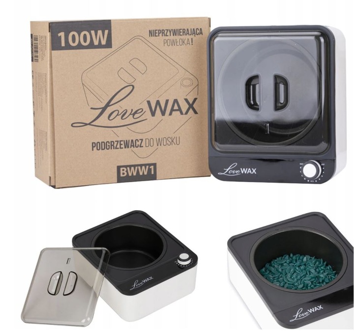 Podgrzewacz Do Wosku Twardego 100W Z Teflonem W Puszce Do Depilacji 500ml