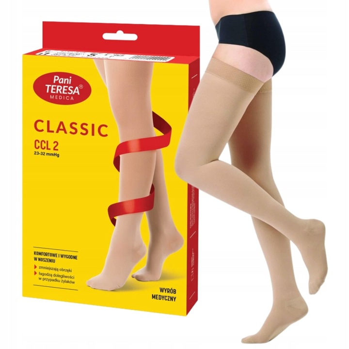 PANI TERESA POŃCZOCHY UCISKOWE MEDYCZNE CCL2 NA ŻYLAKI 2 STOPNIA