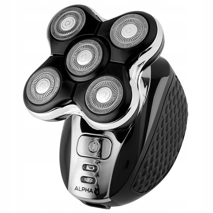 Golarka Męska ALPHA - Maszynka + Trymer do Golenia Brody, Włosów i Głowy