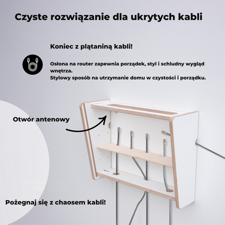 WiFi I Osłona na router I I Szafka na router |Półka na router I Made