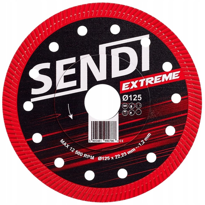Tarcza diamentowa do gresu Sendi Extreme Ø125 mm