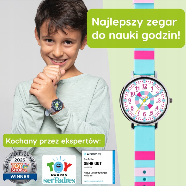 Kiddus Time Teacher Pink & Turquoise