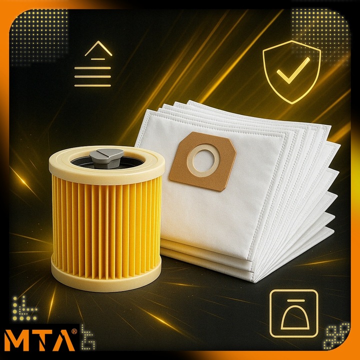 10x WORKI DO ODKURZACZA KARCHER WD3 WOREK WD 3 WD WD 6 SE 4001 Plus