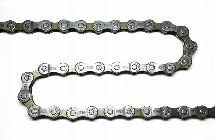 ŁAŃCUCH ROWEROWY 6/7/8-rzędów 1/2x3/32 114 ogniw SHIMANO CN-HG40 ORYGINALNY