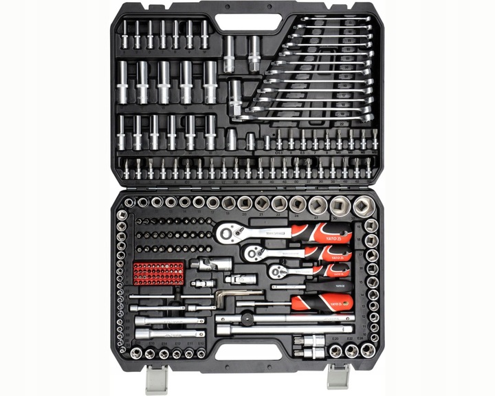 ZESTAW NARZĘDZI KLUCZE NASADOWE YATO + ZESTAW BITY