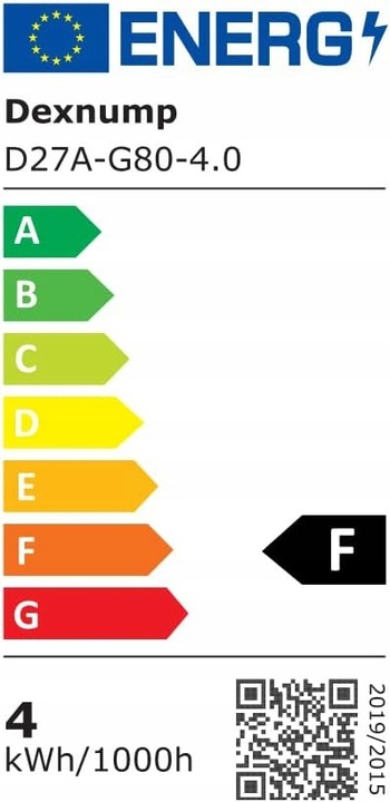 Żarówka LED E27 Vintage Edison 2700K 4W Ciepła Biel Zestaw 4 Sztuki