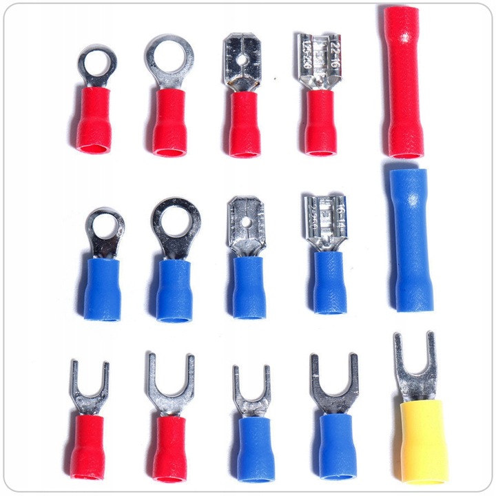 ZESTAW XXL KONEKTRÓW IZOLOWANYCH + ZACISKARKA