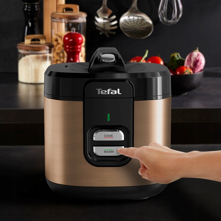 Multicooker ryżowar TEFAL Coppertinto garnek elektryczny 700W 2l