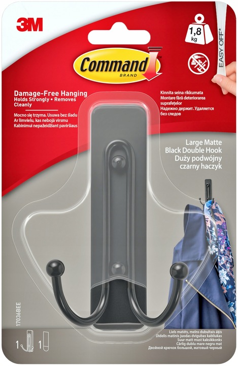 COMMAND METAL L1 PODWOJNY 17036BEE BLACK