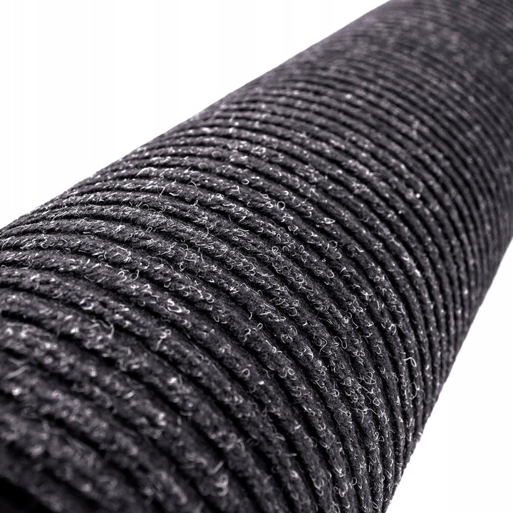 Wycieraczka mata do butów pod drzwi prążkowana szara zewnętrzna 120 x 180cm