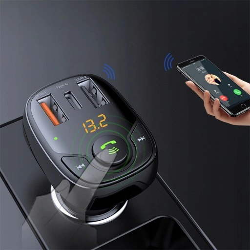 TRANSMITER FM Z ŁADOWARKĄ QC4.0 PD USB-C ROCK B301