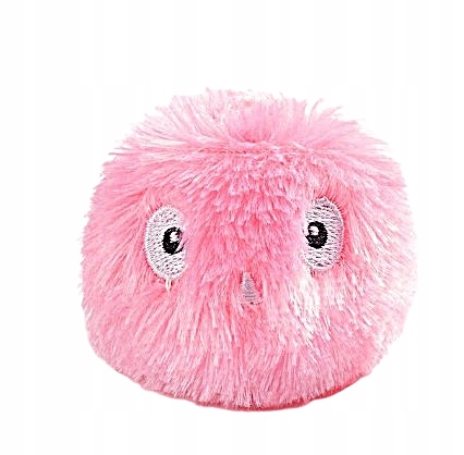 Piłka piłeczka interaktywna dla kota pluszowa różowa R17 zabawka Ćwierka