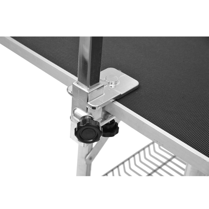 STÓŁ TRYMERSKI GROOMERSKI kosz PawHut czarny