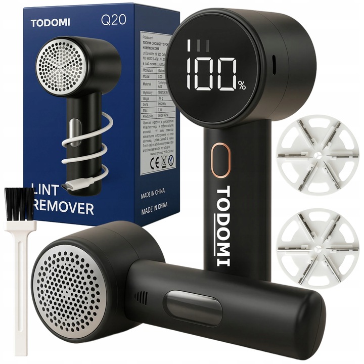 GOLARKA DO UBRAŃ SWETRÓW WYŚWIETLACZ LED ŁADOWANIE USB MOCNA