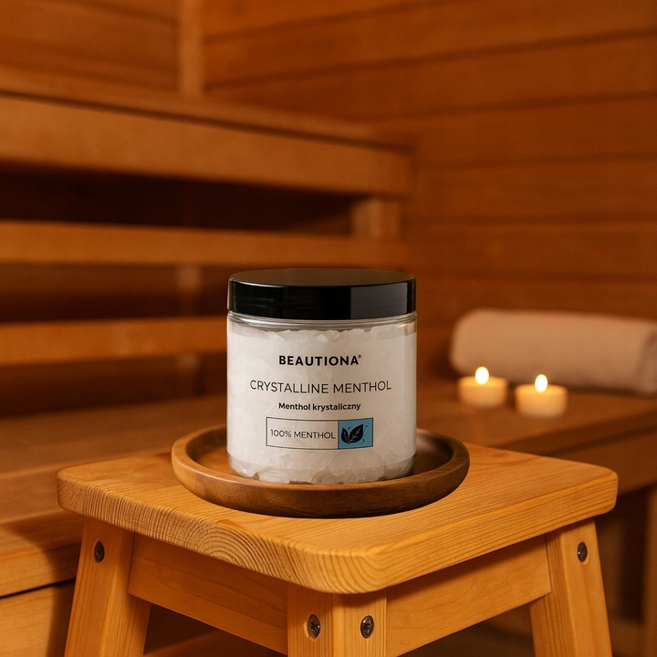 MENTOL KRYSTALICZNY KRYSZTAŁKI DO SAUNY AROMATERAPIA INHALACJE CZYSTY