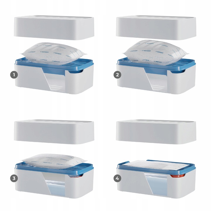 2x wessper pochłaniacz wilgoci osuszacz powietrza z bojką + 2x wkład 500g