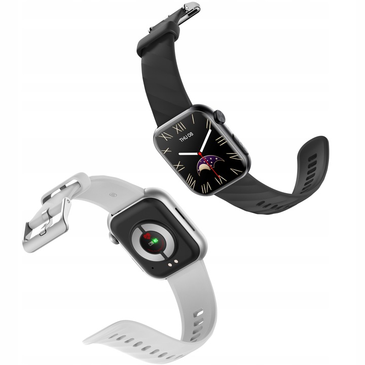 SMARTWATCH Z FUNKCJĄ POMIARU CUKRU GLUKOZA AMOLED MT500 CIŚNIENIE MENU Pl