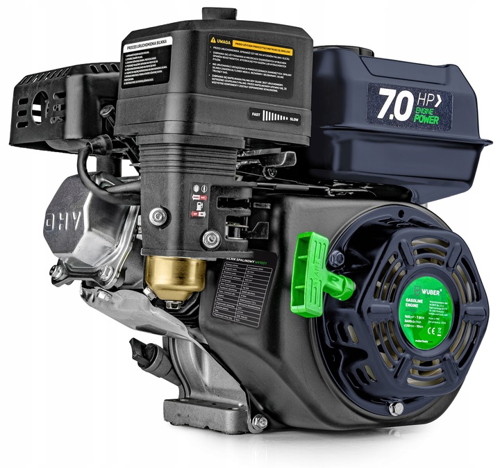 SILNIK SPALINOWY BENZYNOWY ZAGĘSZCZARKI GLEBOGRYZARKI 7KM 19MM OHV + OLEJ