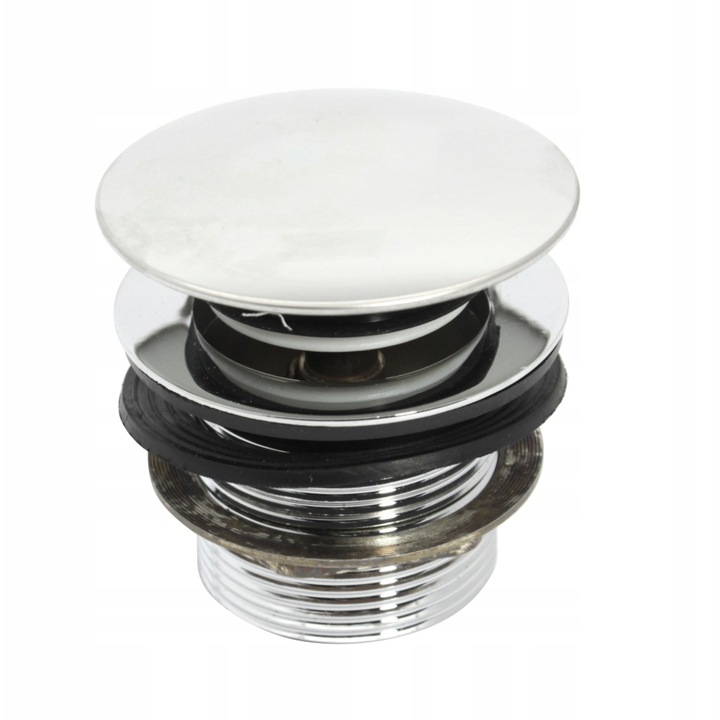 KOREK DO BRODZIKA Z SITKIEM WANNY SYFON STANDARD KLIK-KLAK