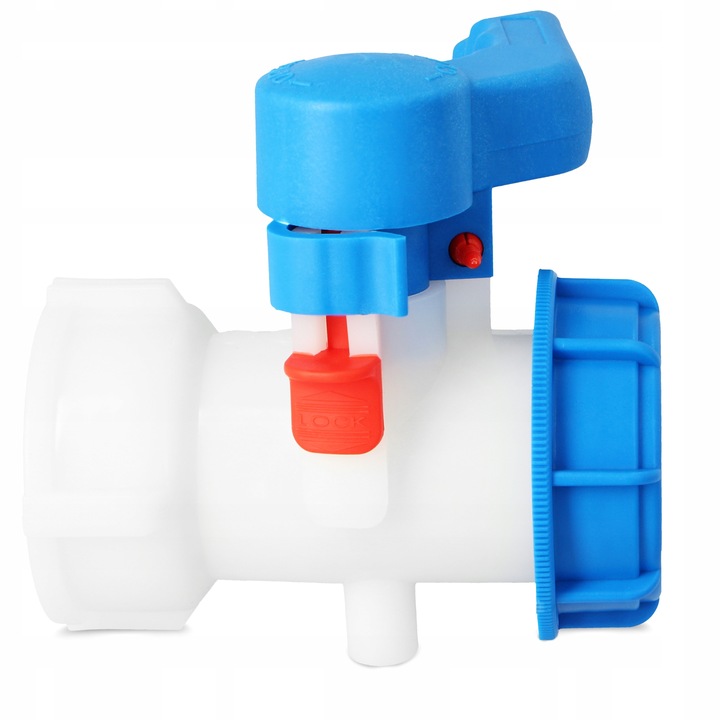 Zawór IBC Mauser MAUZER S60x6 MOTYLKOWY Kran Złącze Wylot Zbiornika