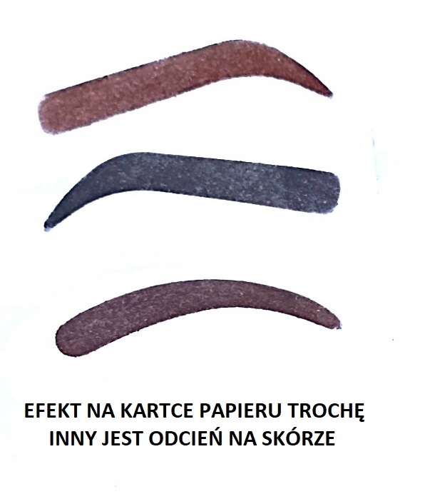 STEMPEL DO BRWI POMADA BRĄZOWY CZARNY 2 KOLORY NR1