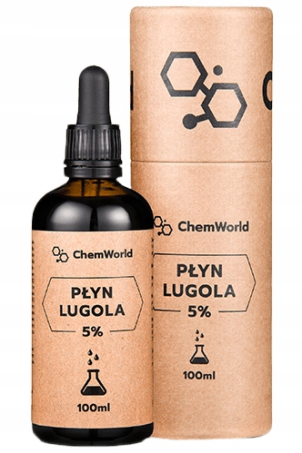ChemWorld PŁYN LUGOLA 5% CZDA 100ml CZYSTY JOD