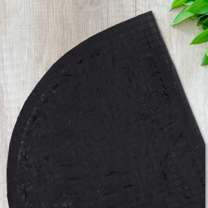 WYCIERACZKA POD DRZWI ZEWNĘTRZNA PÓŁOKRĄGŁA 40X60 DO BUTÓW KOKOSOWA BRĄZOWA