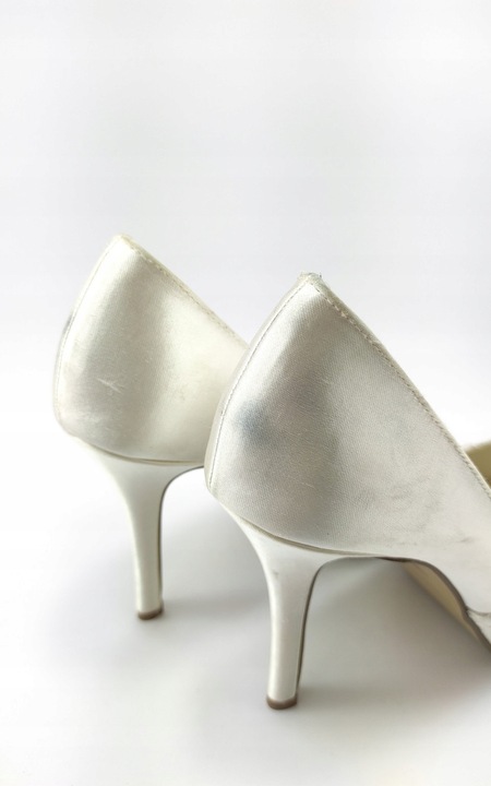 CZÓŁENKA ŚLUBNE BIAŁE 36