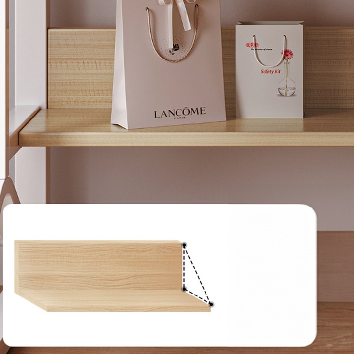 BIURKO KOMPUTEROWE JASNY DĄB LAPTOP STOLIK GAMINGOWE NOWOCZESNE LOFT