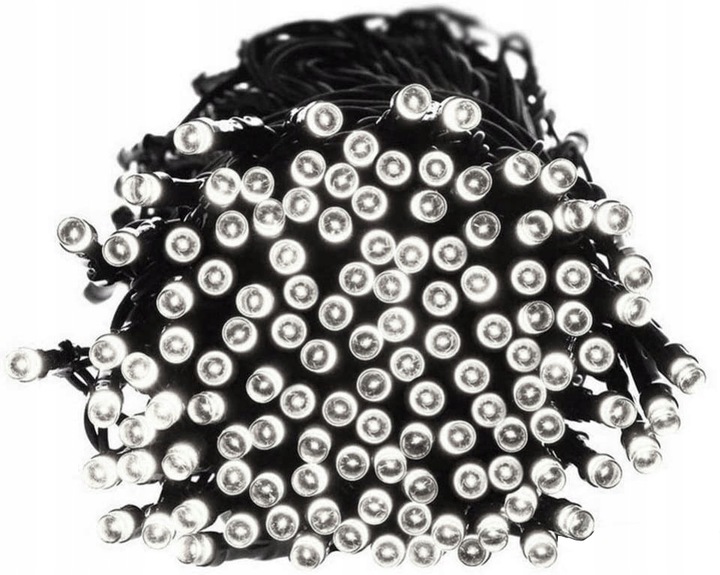 LAMPKI CHOINKOWE 1000 LED ZEWNĘTRZNE WEWNĘTRZNE BIALY ZIMNY